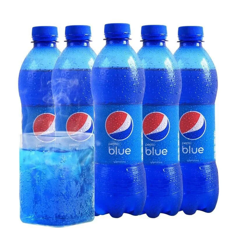 巴厘岛400ml20瓶整箱网红碳酸饮料蓝岸蓝色可乐白色黑色粉色零卡蓝色