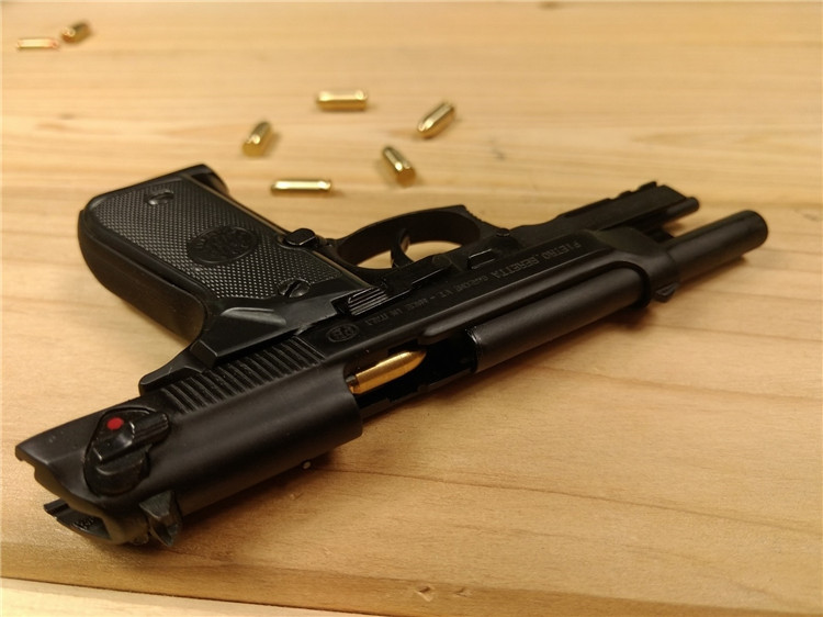 伯莱塔92f仿真模型1205伯莱塔m92f金属仿真模型可抛壳儿童玩具手抢不