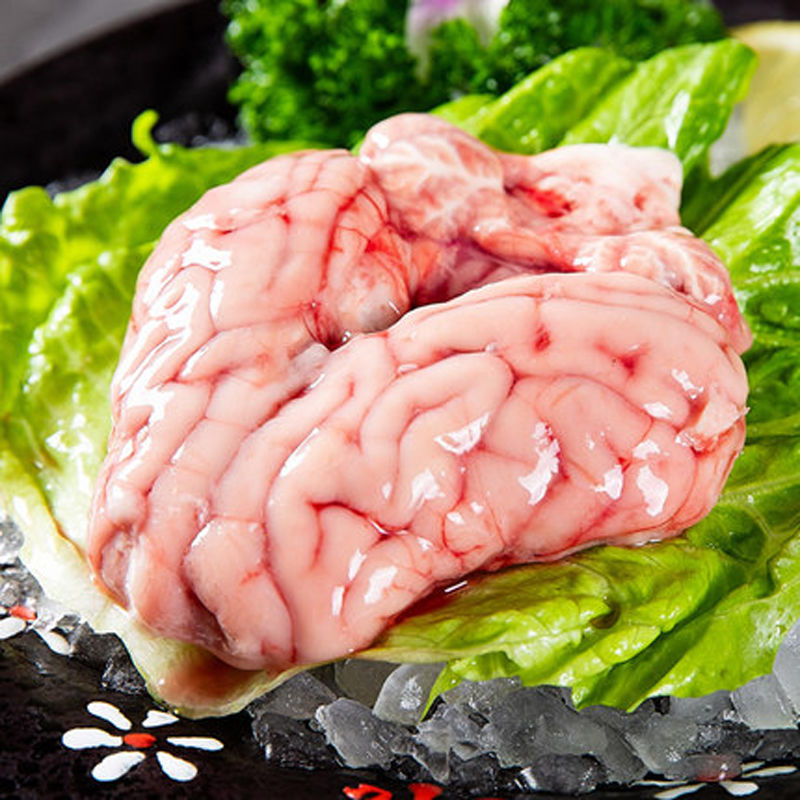 羊脑 新鲜羊脑 冷冻羊脑髓 脑花 真空生羊脑 1-4斤装 蕾拉古蒂 新鲜