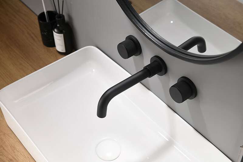 高仪水龙头暗装德国高仪全铜暗装入墙式台盆冷热水龙头嵌入式洗脸盆