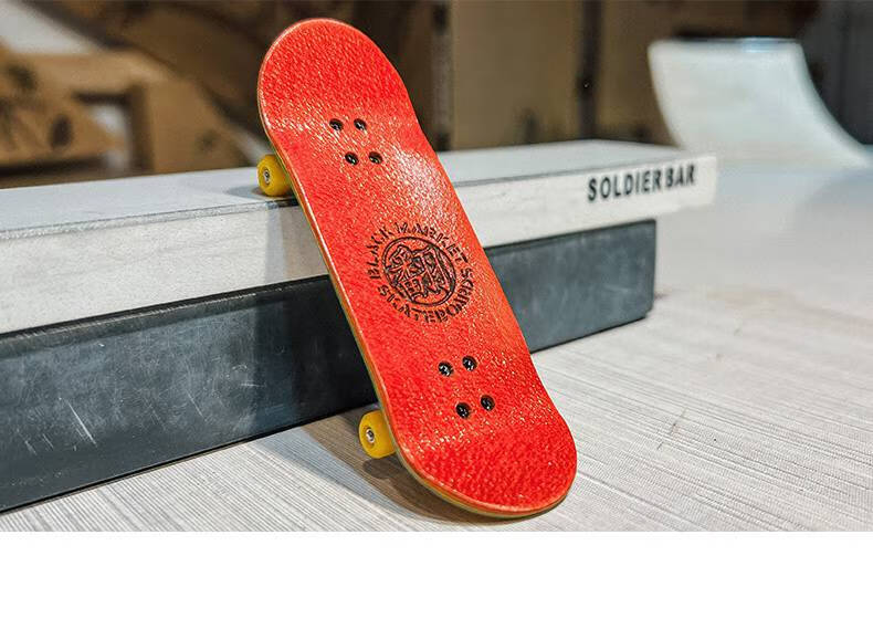 手指滑板专业板 blackmarket x 翻联名款滑板翻team枫木手指滑板bm