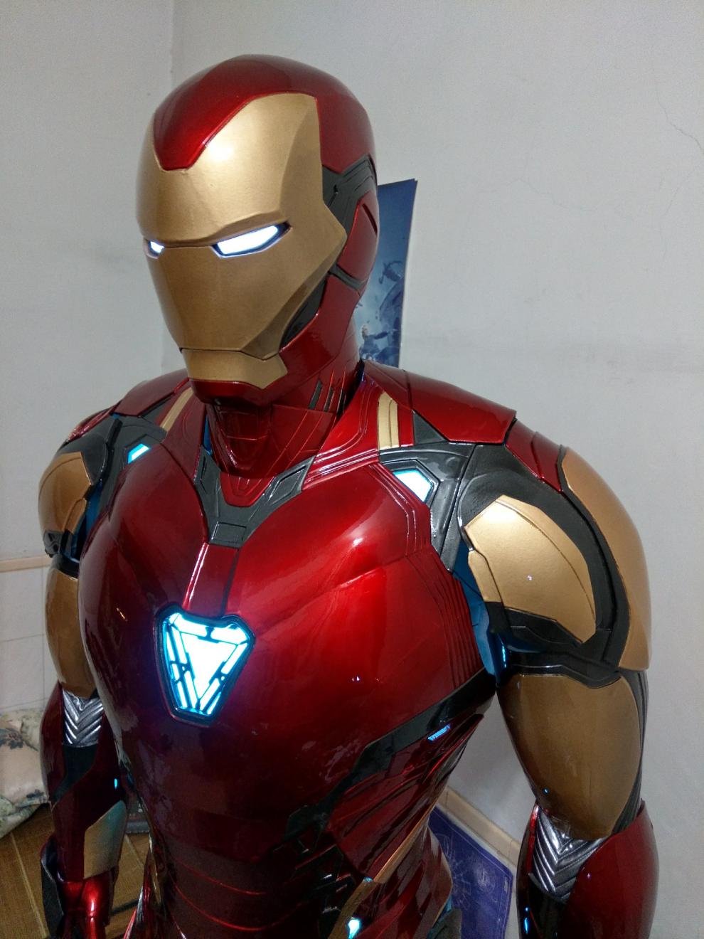 京选推荐漫威定制11马克mk85战甲钢铁侠盔甲可穿戴全身真人头盔雕像