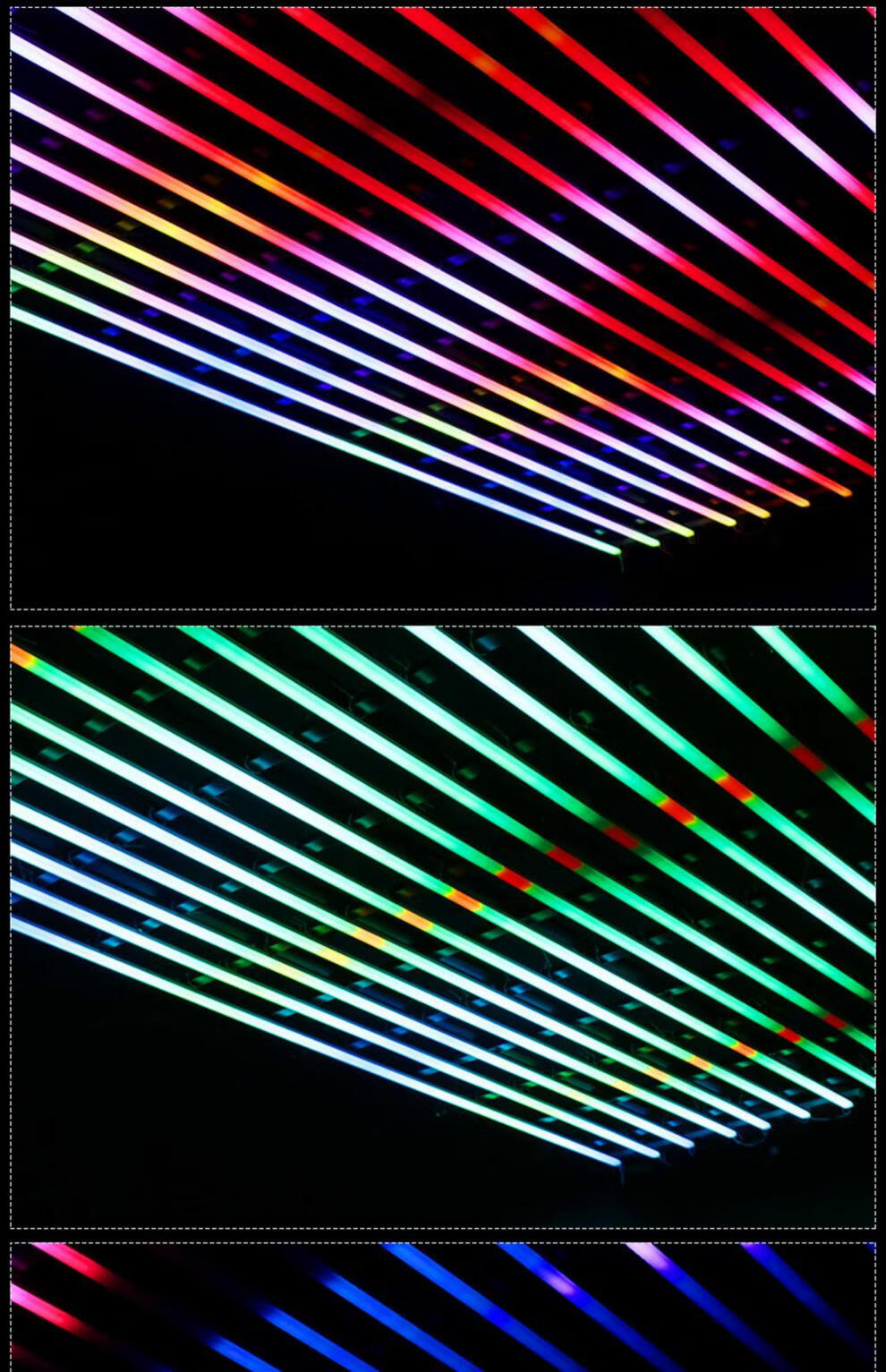 声控led灯带酒吧ktv音乐控制幻彩灯条全彩像素可编程12v跑马灯带12v
