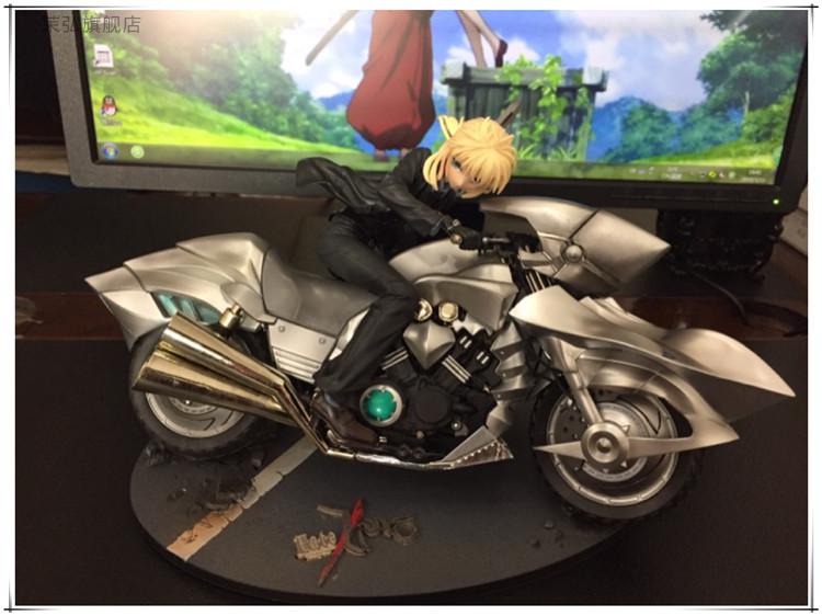 贞德一破吾王saber手办冲田总司婚纱尼禄手办模型西装saber摩托车现货