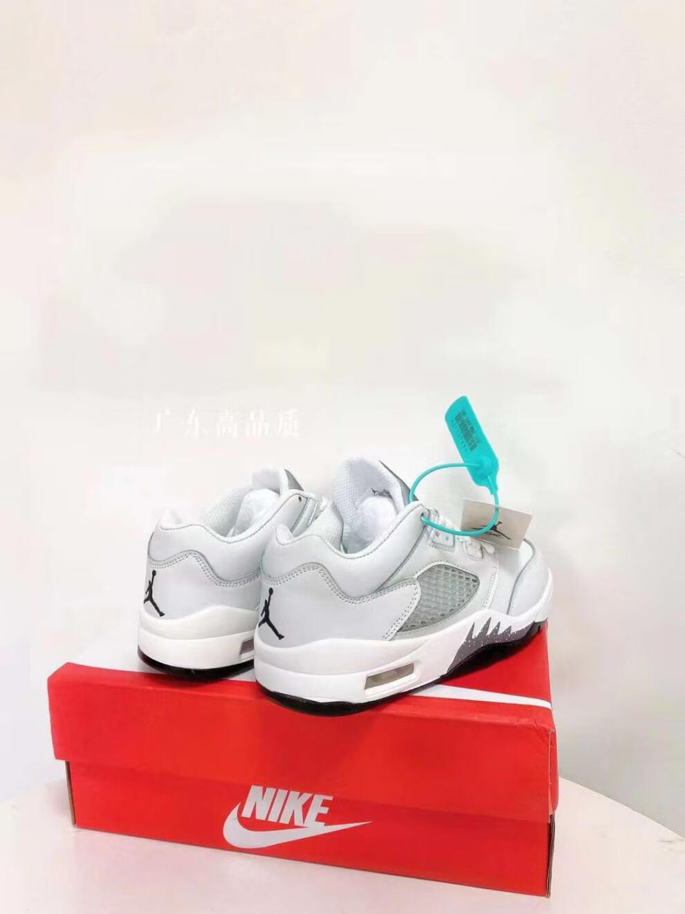 pkag【莆田纯原】新款aj5低帮气垫篮球鞋男防滑耐磨百搭跑步鞋场地鞋