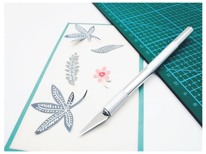 睿缘刻刀儿童手账笔刀雕刻刀片学生手工雕刻刀套装剪纸橡皮章塑料刻刀