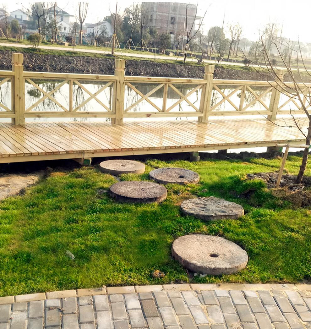 民间旧石器石雕老石磨老旧石磨盘磨片扇花岗岩踏石汀步石老货 运费