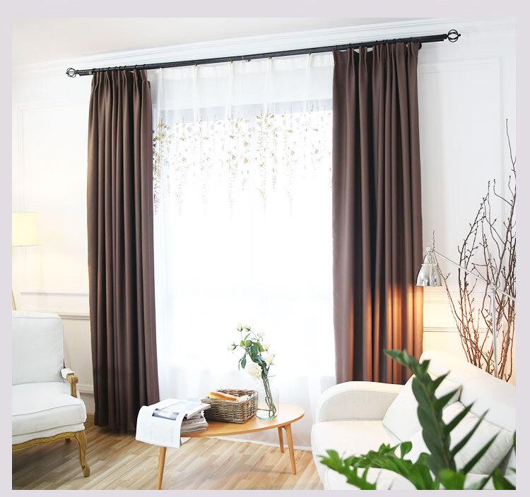 酒店宾馆全遮光窗帘 五星级酒店宾馆专用民宿公寓全遮光简约现代北欧