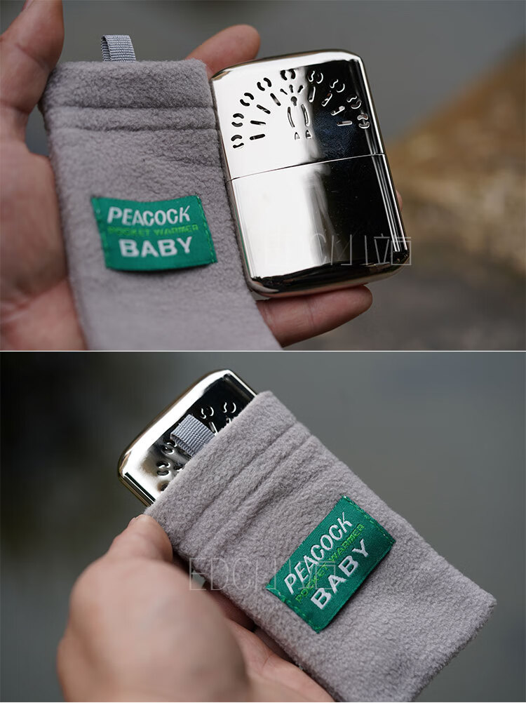 霜魄 怀炉孔雀 日本纯铜孔雀怀炉进口燃油纯铜暖手炉户外暖手宝冬季