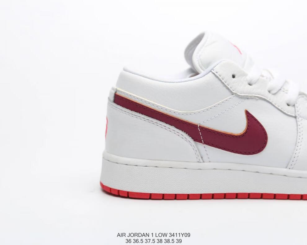 aj白紫情人节限定女鞋low gs白粉桃心低帮板鞋学生校园554723-161 白