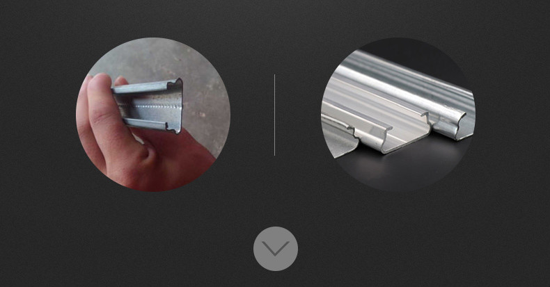 加厚压膜槽连接片钢管支架卡扣塑料薄膜专用 Φ32 卡槽固定器(10套)