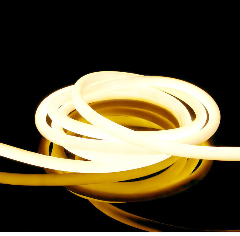 雷士照明旗舰官方同款超亮led柔性防水圆灯带广告牌霓虹软灯管白光