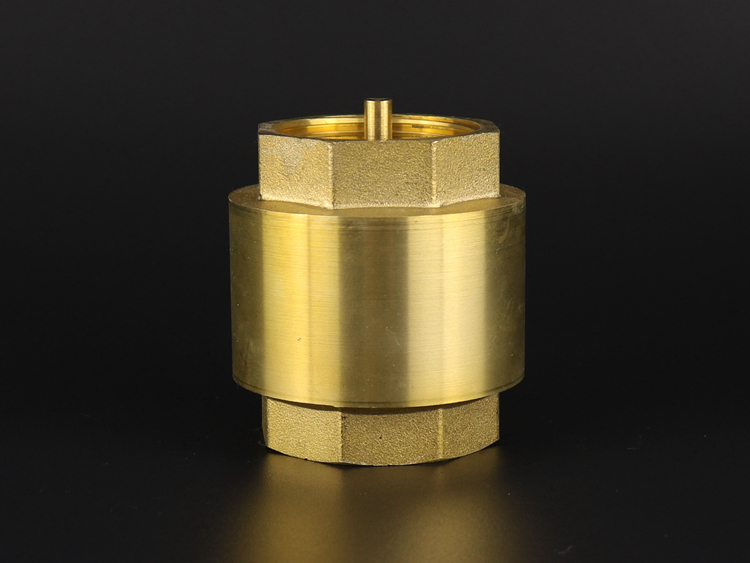 黄铜立式止回阀dn152025324050逆止阀1寸全铜止水阀回水阀dn20六分