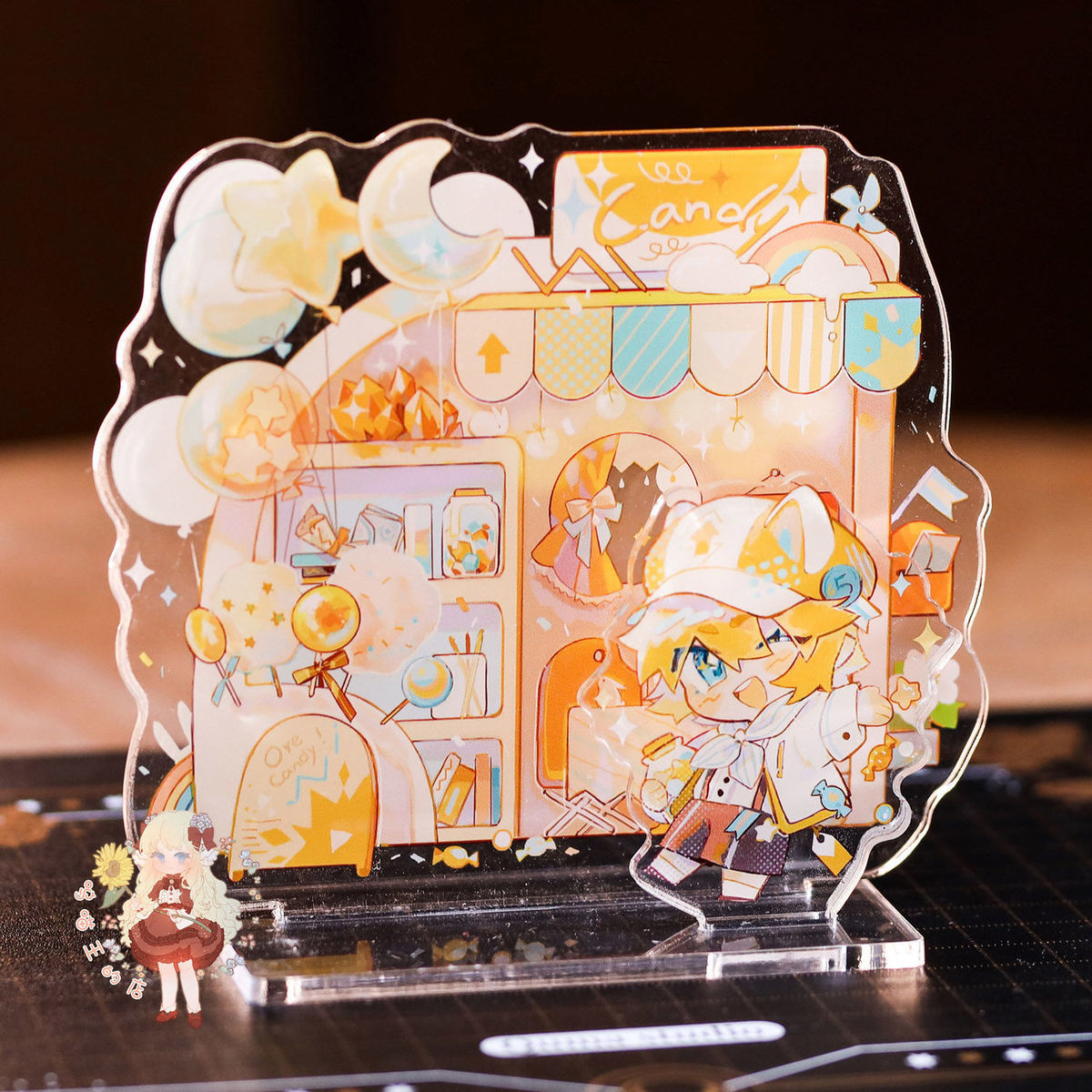 凹凸世界同人周边亚克力挂件立牌格瑞金雷狮安迷修卡米帕洛127cm双插