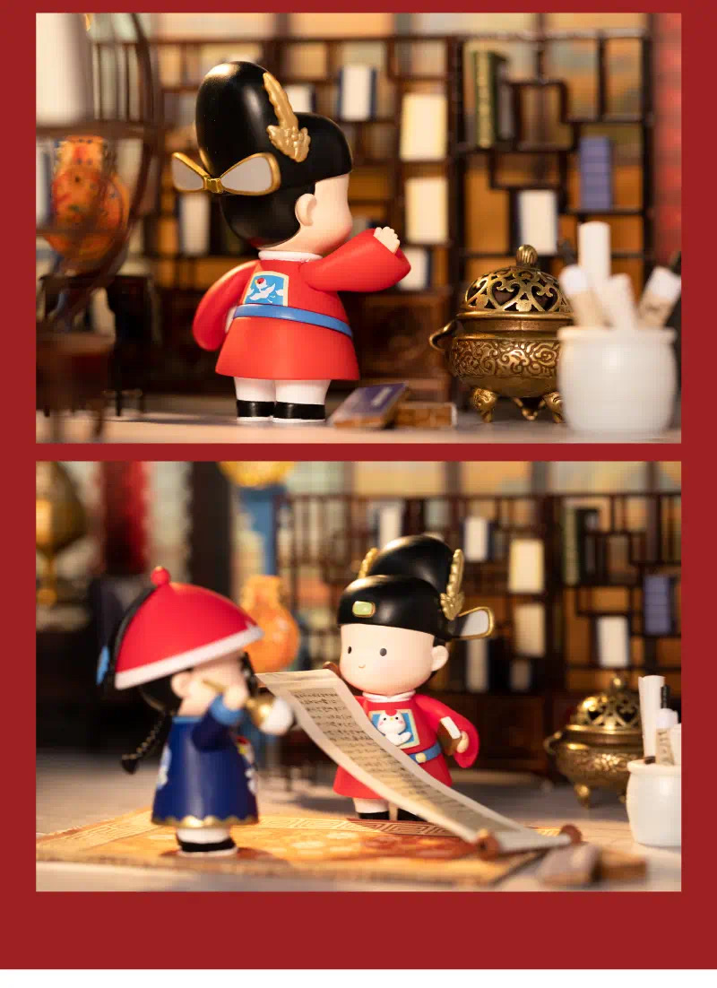 京选好货赛故宫国潮手办宫廷故宫系列中国古风文创公仔潮玩盲玩偶摆件