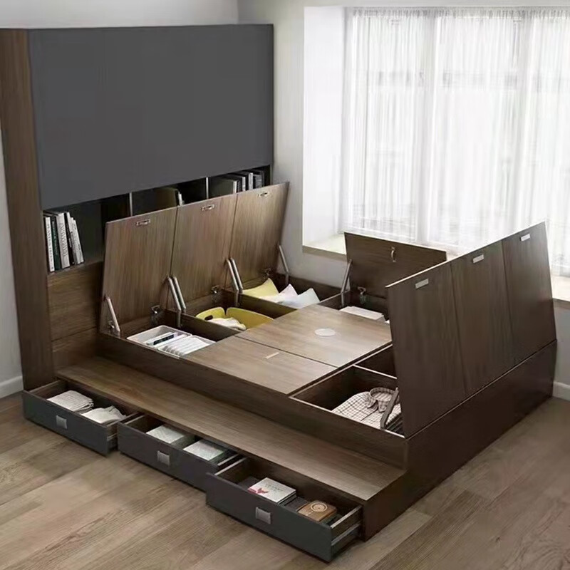 榻榻米支撑杆随意停气撑杆重型上翻门气压杆榻榻米柜液压杆120n