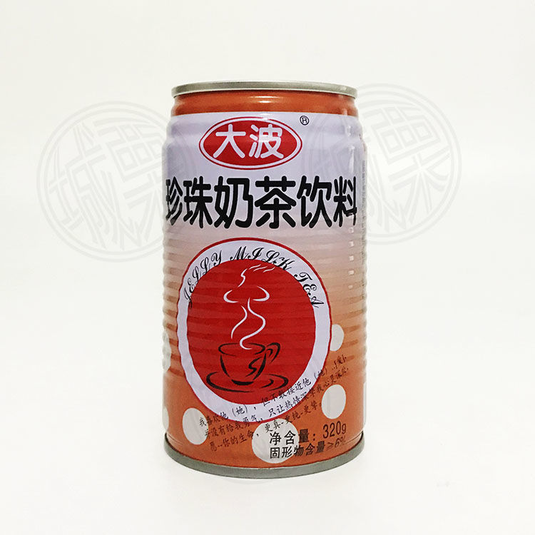 大波珍珠奶茶6罐12罐裝聽裝出品易拉罐大陸版6罐裝