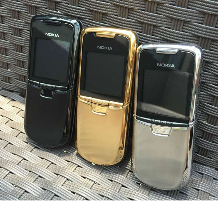 nokia/诺基亚8800滑盖手机商务老款原装全钢金属经典怀旧手机 银色 1