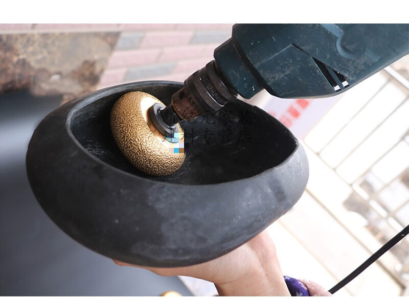 石头打磨工具 石头盆景鹅卵石开孔器清底磨头抛光片切割片石头花盆