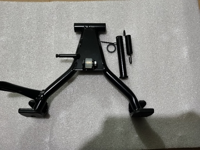 雅迪de2配件脚架 雅迪电动车v20支架de2主支架简易款通用后脚架支撑脚