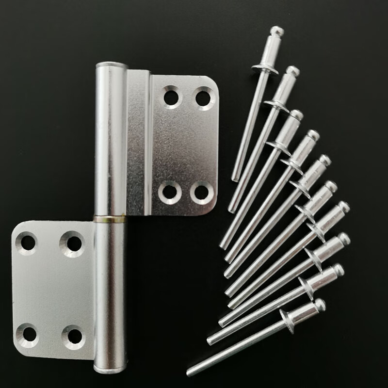 卫生间钛镁合金铝合金门合页脱卸铰链太空铝免冲合页玻璃门合页 凹槽