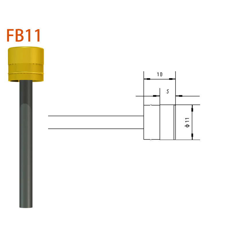 小方形磁鐵感應磁性接近開關微型霍爾傳感器5v12v24v3線npnpnp半透明