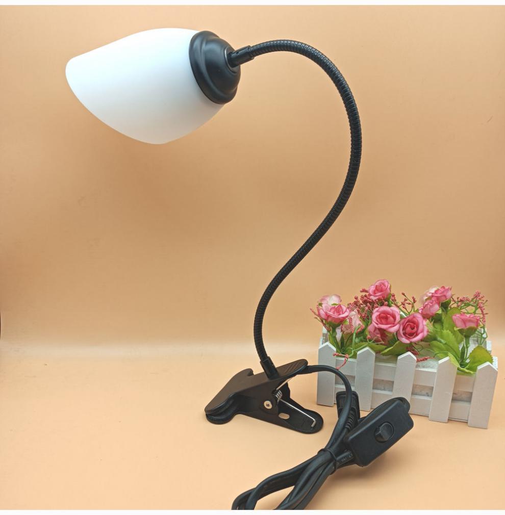 床头宿舍学习阅读金属夹子台灯e27led灯个性简约生日礼物创意台灯e27