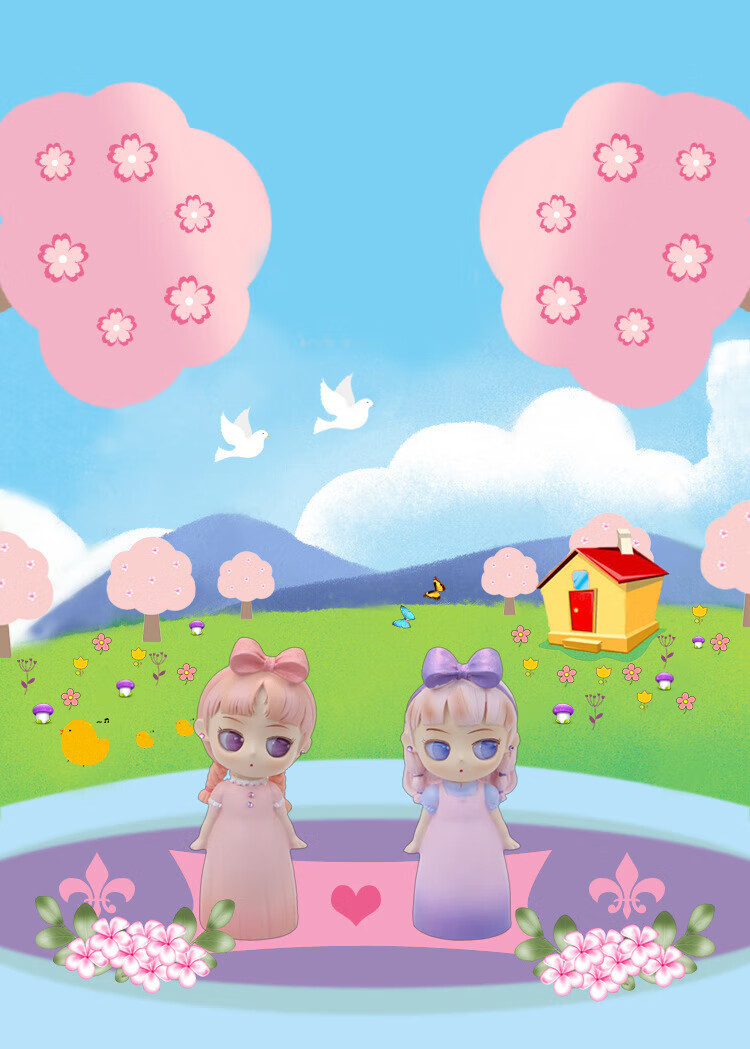 薇音姑娘少女心盲盒潮玩网红手办公仔可爱小公主摆件女孩生日礼物123