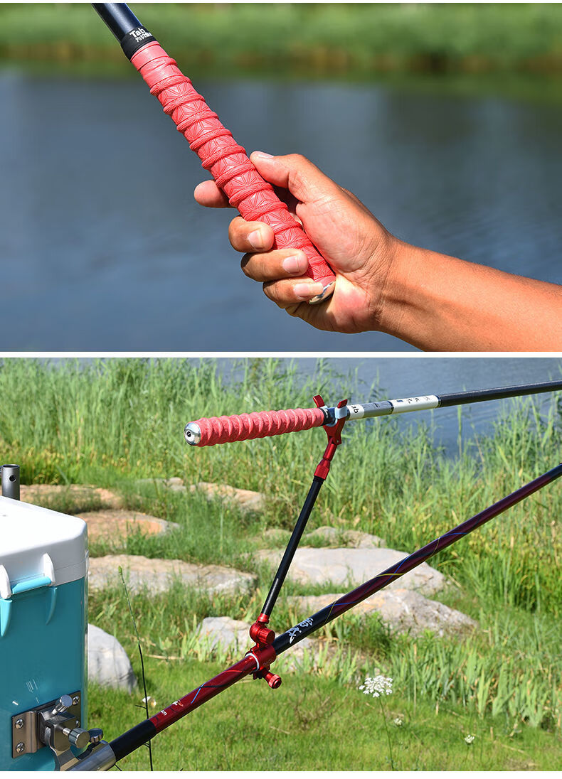 鱼竿把手缠绕带新款鱼竿缠把带防滑龙骨手把缠绕带把手缠杆把竿吸汗带