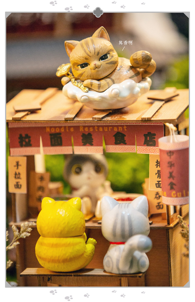 观复猫盲盒观复博物馆的人气猫馆长潮流玩具猫咪公仔手办摆件礼物全新