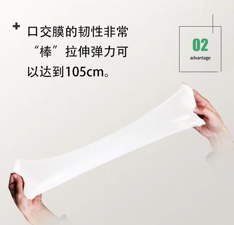 膜膜男用口交套阴舔套口用情趣舌头口爱吹女性口娇专用 口娇膜*10