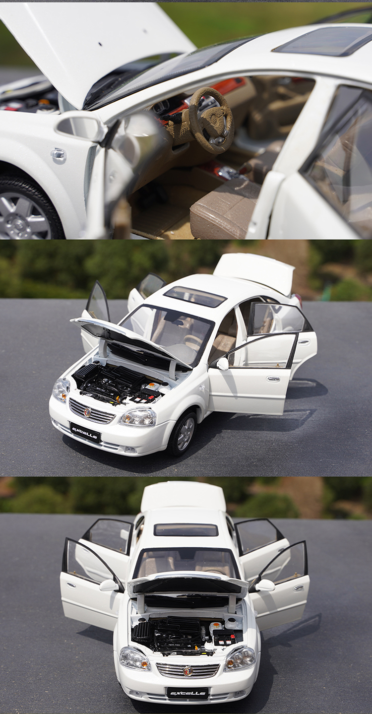 原厂118原厂上海通用别克凯越车模buick三厢版合金仿真汽车模型黑色