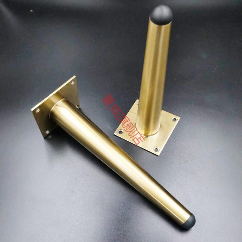 不锈钢沙发脚配件浴室柜脚金属电视柜支撑腿轻奢家具脚床头柜脚100mm