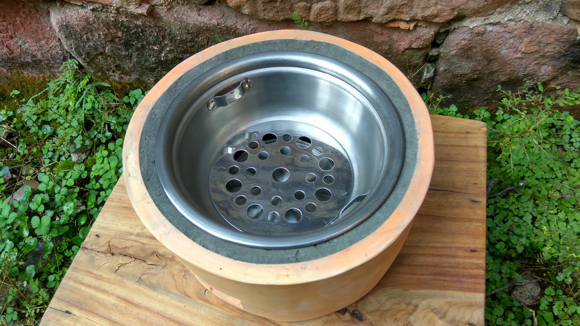 南丰泥炉 户外炉子 火炉 红泥小火炉炖汤打边炉 木炭火锅炉 外径21