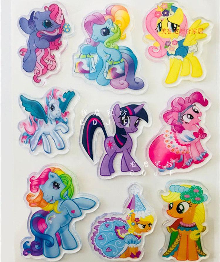 可爱卡通动漫软胶装饰玻璃窗冰箱黏粘贴公主贴纸 果冻芭比公主【图片