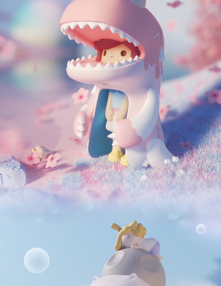 恐龙妹梦境系列盲盒 潮玩 单只盲盒(款式随机) 顺丰 整套拍12只不