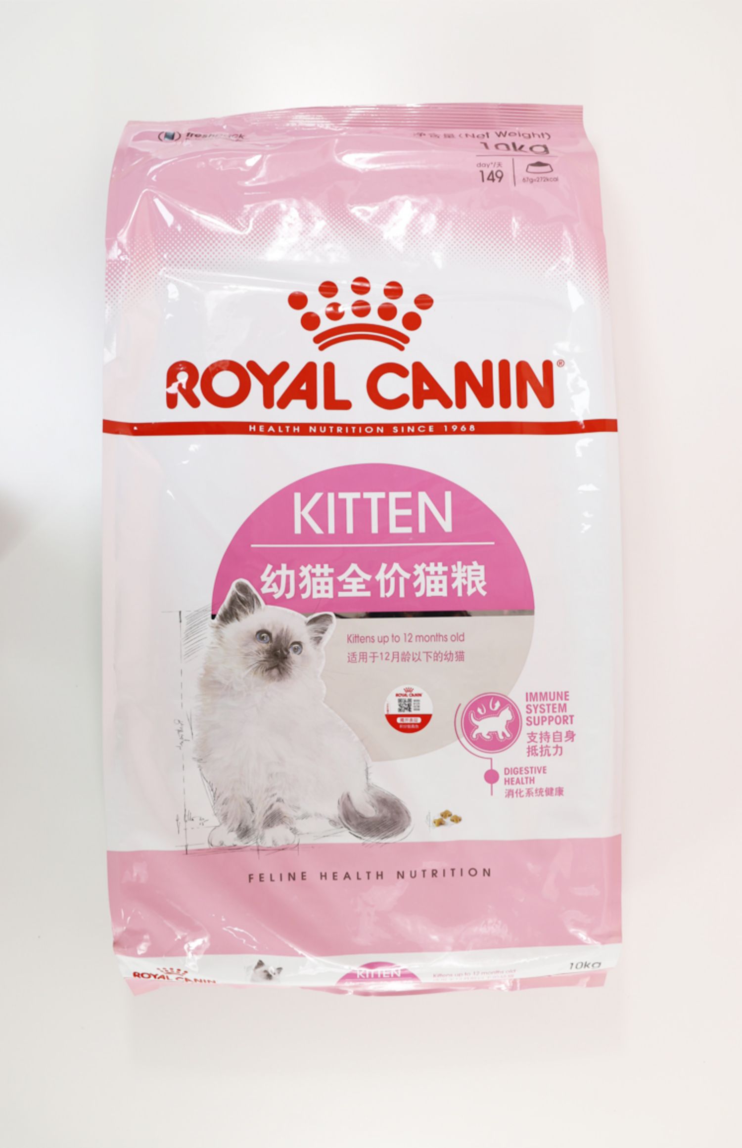 皇家猫粮k36怀孕哺乳期母猫及12月以下幼猫粮10kg呵护全价10kg单包neo