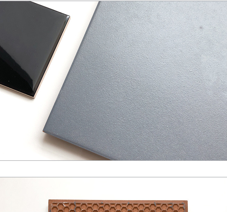 红缸砖酒店厨房专用吸水砖灰色防潮瓷砖户外车库超市防滑地砖300平面