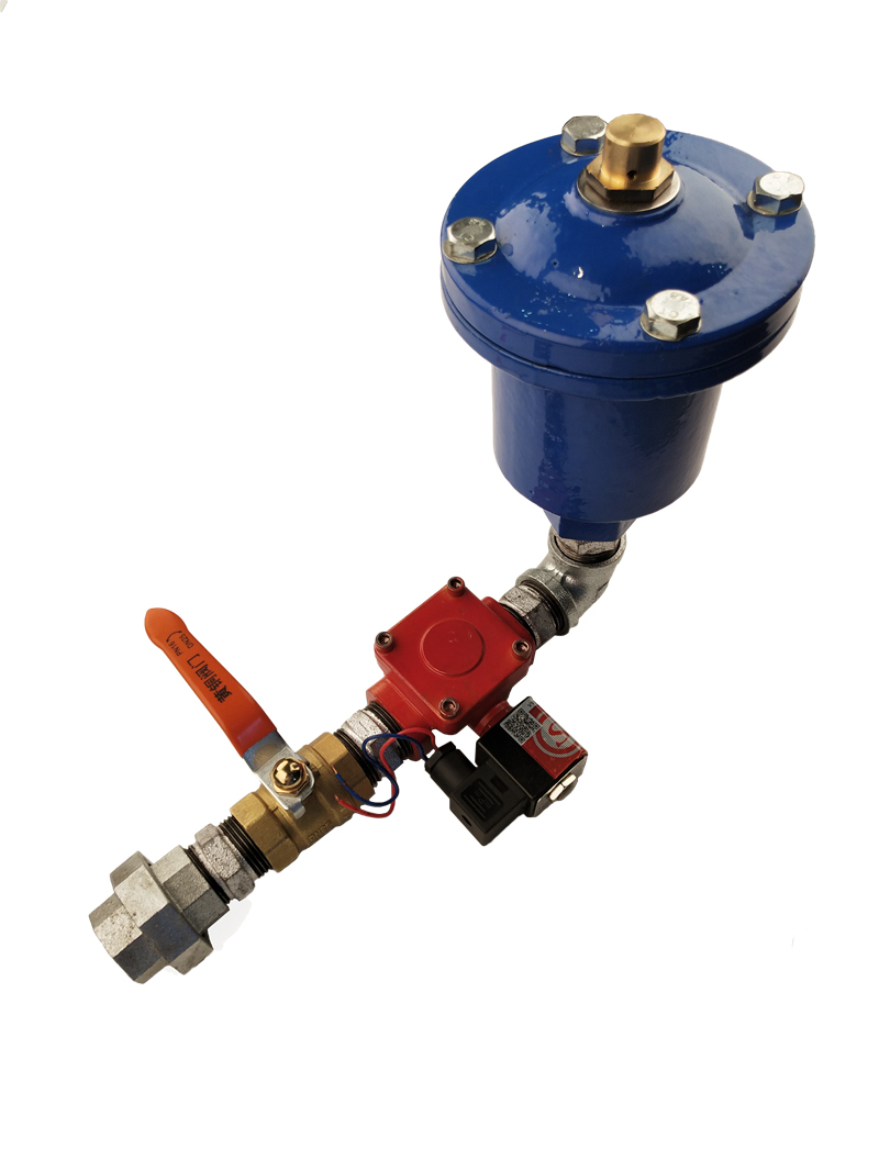 长工电控预作用末端电动排气阀 快速排气阀50消防电磁阀25干式放气阀