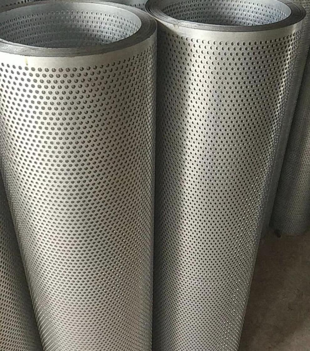 狗尾草镀锌钢板网镀锌板圆孔网冲孔网卷带打孔网冲孔网不锈钢圆孔网薄