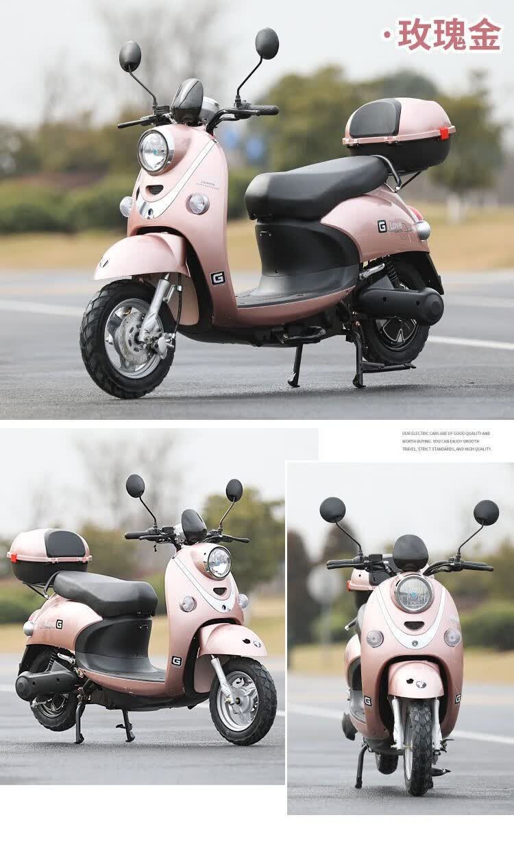 小龟王电动车2021新款雅迪同款60v72v 电瓶车男女双人长跑爬坡踏板车