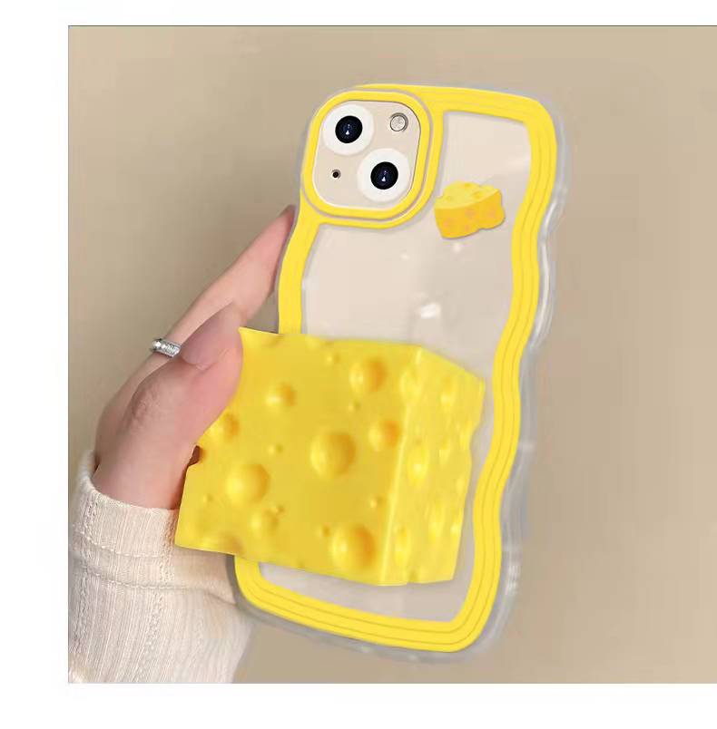 同吉祥(tongjixiang)挤压奶酪手机壳 解压奶酪跳跳鼠苹果13pro手机壳