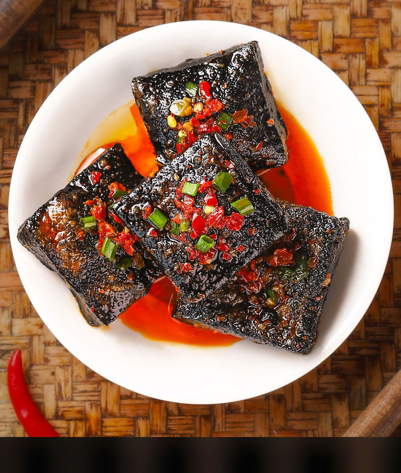 长沙臭豆腐湖南特产黑色经典闻臭食香办公室休闲零食小吃即食香辣味50