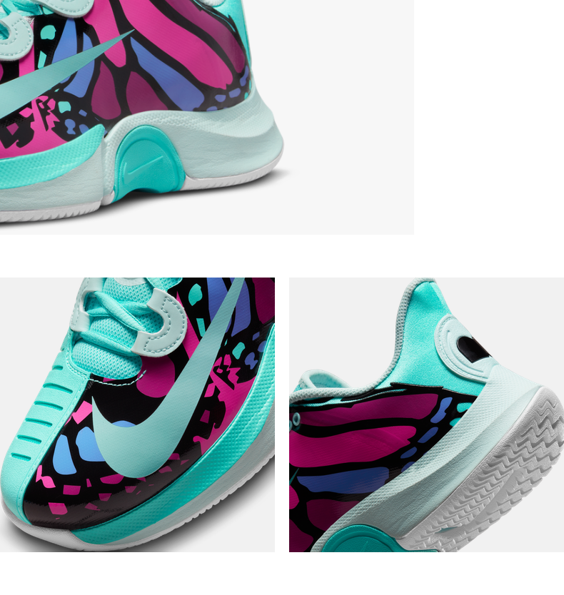 nike耐克官方 air zoom gp turbo no 女子网球鞋 411活力宝/浅青色