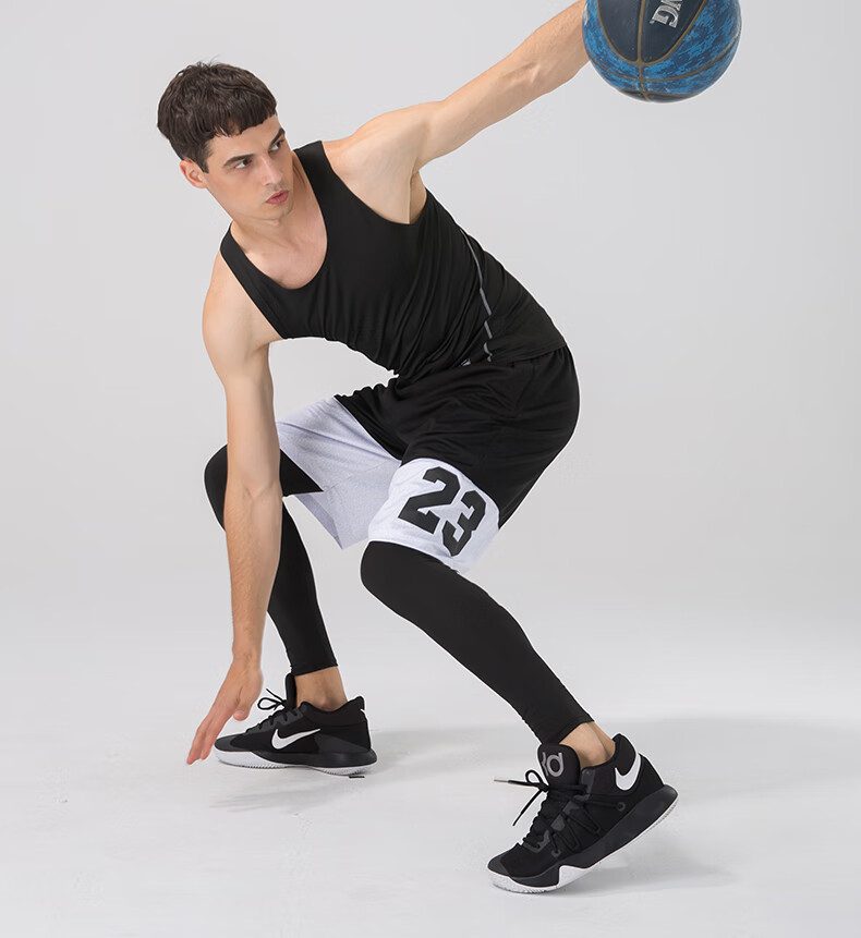 腾讯体育nba官方旗舰店同款篮球紧身裤七分五分高弹速干健身跑步训练