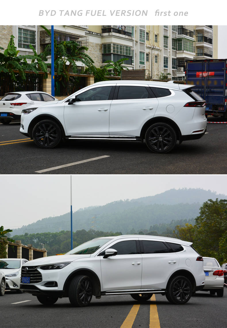 适用新比亚迪唐二代dm晴雨挡改装专用奥克福铂金电镀晴雨挡燃油版dmi