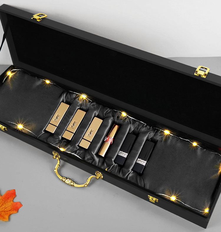 ysl圣罗兰口红杨树林416yls生日礼盒装圣诞组合套装套盒 12圆管 音乐