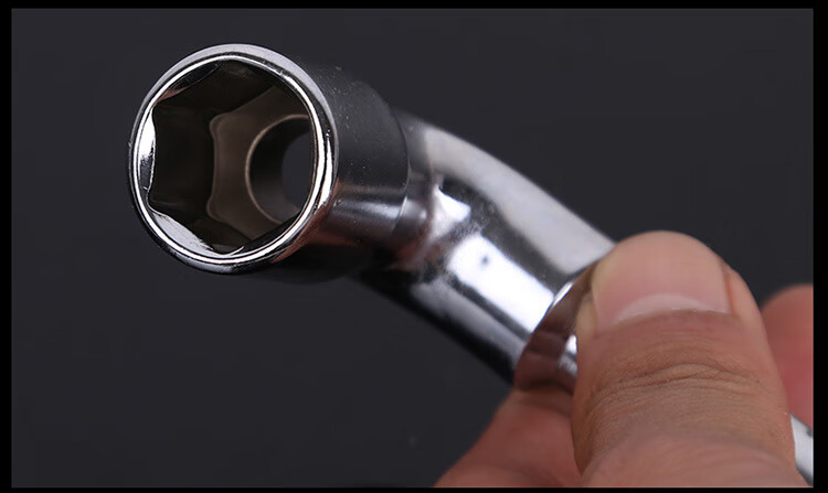穿孔套筒外六角扳手 汽修工具手动两用直角扳手可定制 l型套筒8-8mm