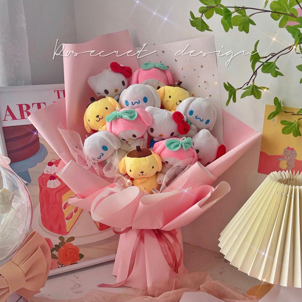 星之卡比玩偶公仔公主花束成品星黛露毛绒卡通创意生日礼物圣诞节美乐