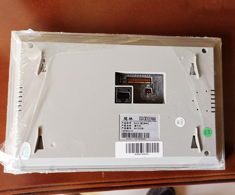 【官方旗舰】冠林智能终端gl8-v2楼宇可视对讲门铃分机电话ml8-v6挂板